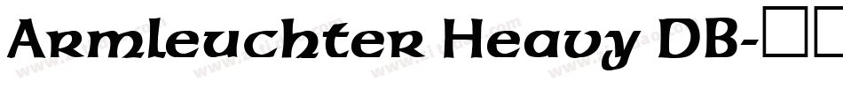 Armleuchter Heavy DB字体转换